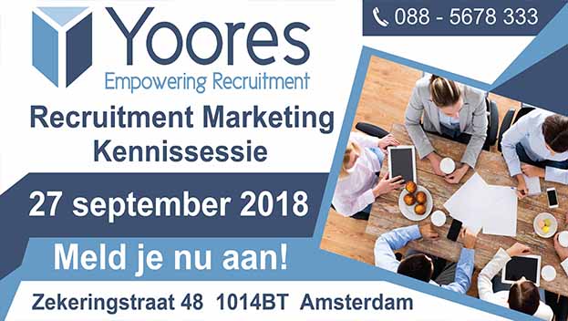 Yoores organiseert Kennissessie op 27 september 2018. Meld je nu aan!