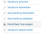 kandidaat toevoegen