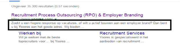 vacature aanmaken meta